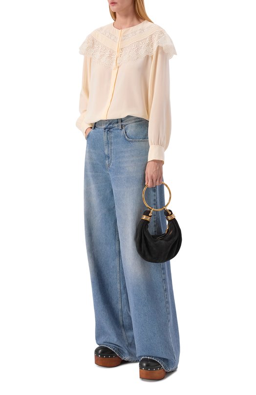 Сумка Bracelet Bag small Chloé CHC25US623P57 Чёрный  CHC25US623P57 Фото 7