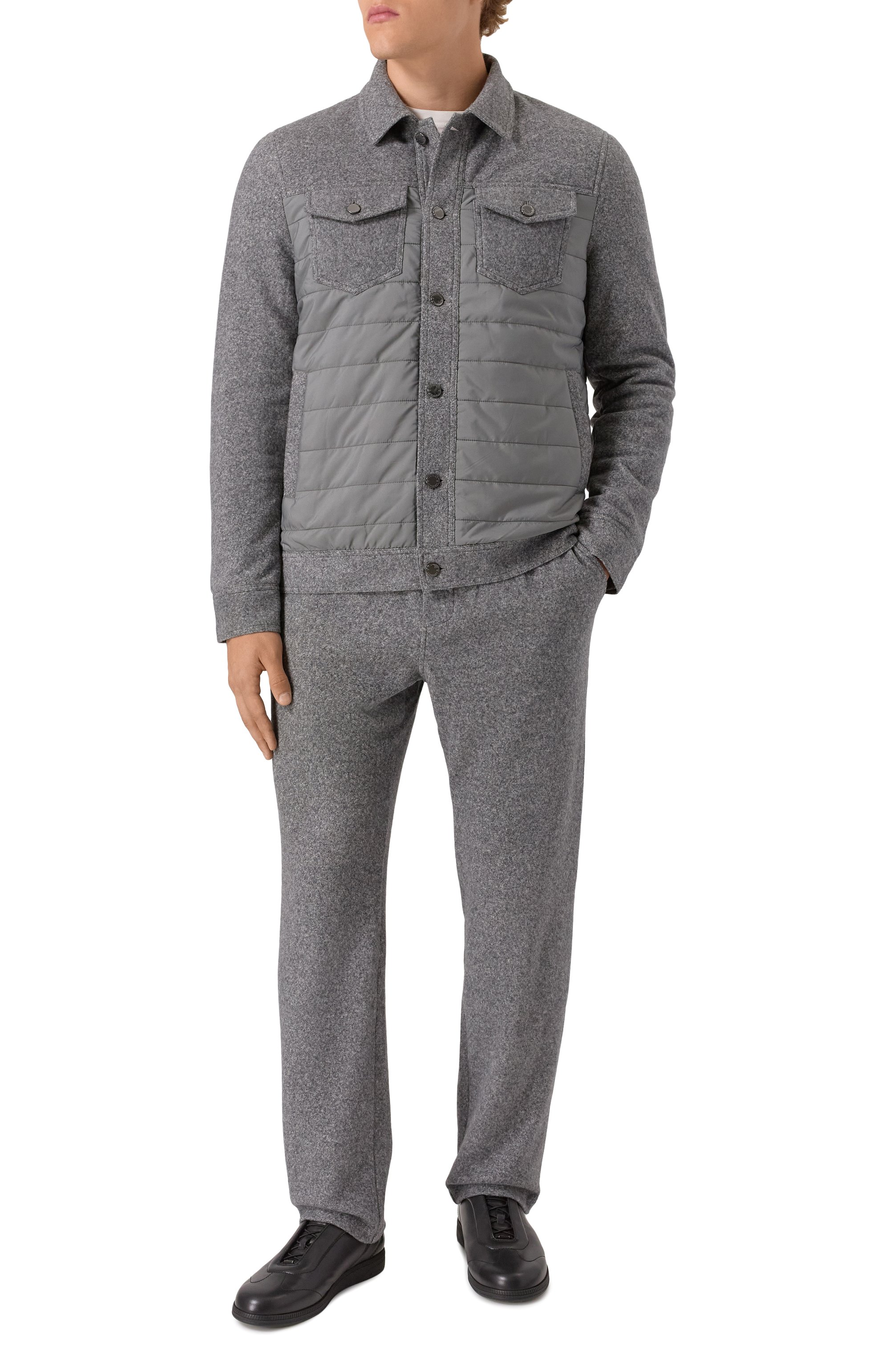 Куртка из хлопка и шерсти CAPOBIANCO, арт. 19M183.FSNY., фото 2