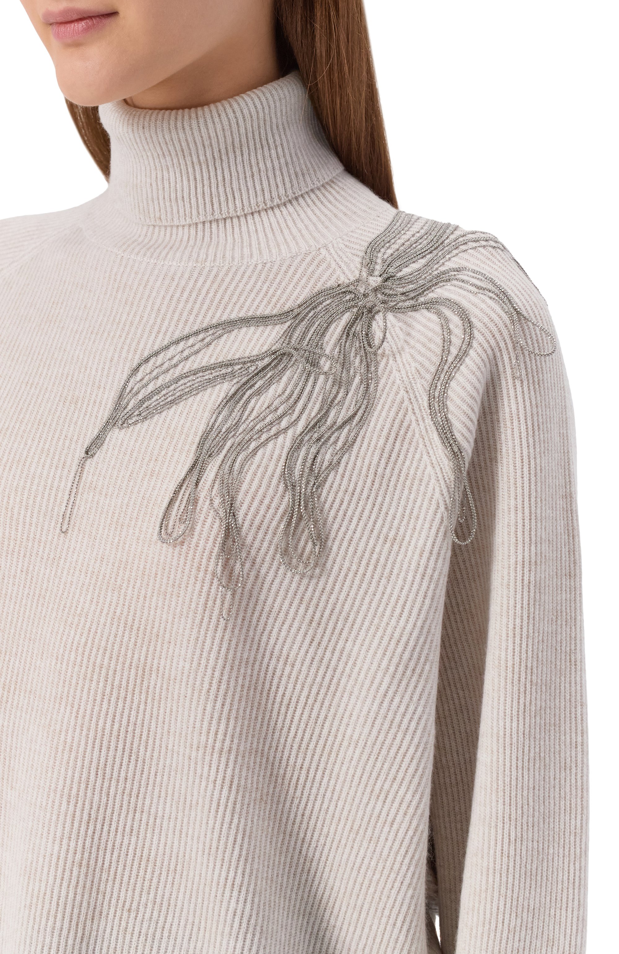 Кашемировый свитер BRUNELLO CUCINELLI, арт. M12218903, фото 5