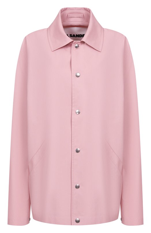 Хлопковая куртка Jil Sander J53BN0004/J45306 Розовый J53BN0004/J45306