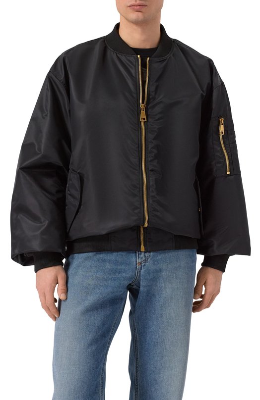 Бомбер Balmain GH1TFB40/XL46 Чёрный  GH1TFB40/XL46 Фото 3