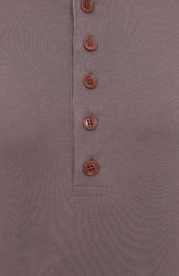 Женская хлопковый лонгслив DRIES VAN NOTEN серого цвета, арт. 251-011156-1603 | Фото 6 (Длина (для топов): Стандартные; Материал внешний: Хлопок; Рукава: Длинные; Принт: С принтом; Женское Кросс-КТ: Лонгслив-одежда; Стили: Кэжуэл; Автоматизация ТО: Проставлено; Автоматизация состава: Проставлено)