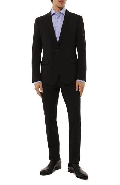 Кожаные оксфорды carter SANTONI черного цвета по цене 108000 руб., арт. MCCR12621MC1HVVDN01, фото 2 Кожаные оксфорды carter SANTONI, арт. MCCR12621MC1HVVDN01, фото 2