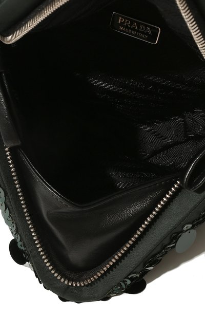 Сумка triangle PRADA зеленого цвета по цене 295000 руб., арт. 1BA315-2DX0-F0422-OOO, фото 4 Сумка triangle PRADA, арт. 1BA315-2DX0-F0422-OOO, фото 4