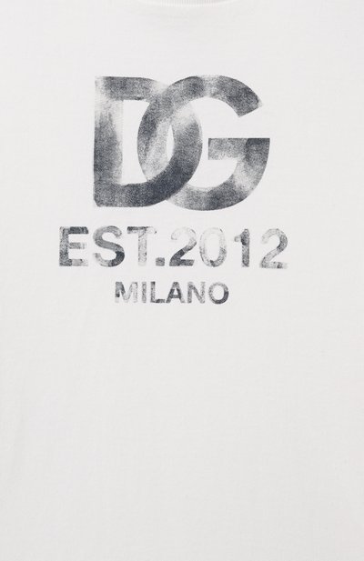 Хлопковая футболка DOLCE & GABBANA, арт. L4JTHV/G703S/8-14, фото 3
