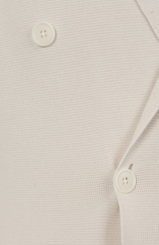 Хлопковый пиджак Corneliani 25M594-2525155 Кремовый  25M594-2525155 Фото 8