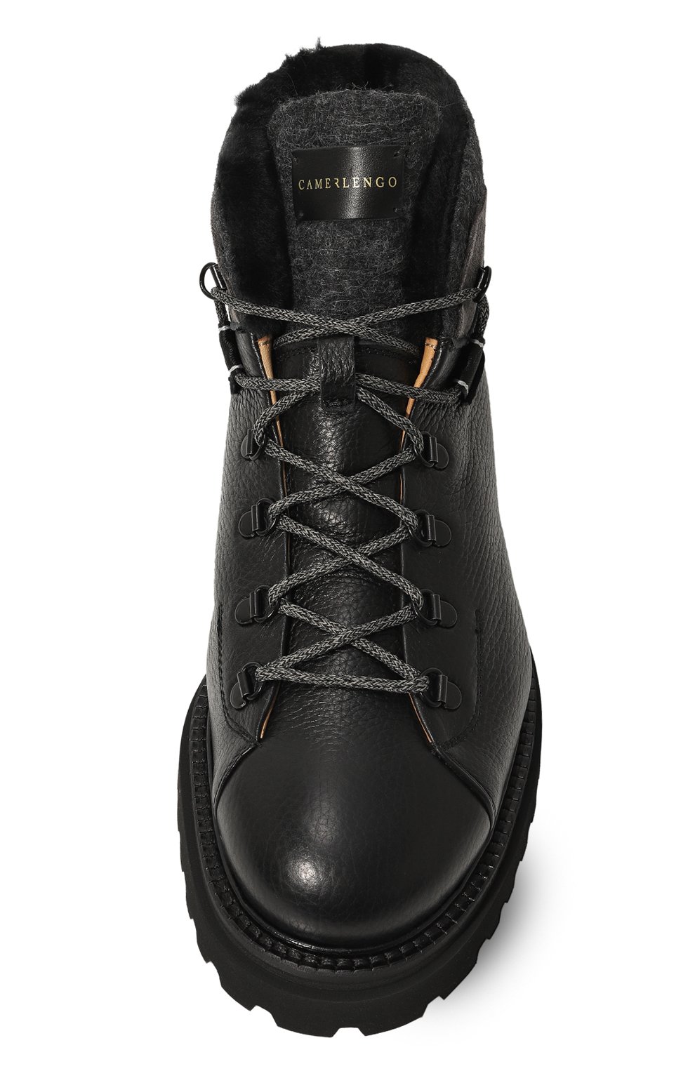 Кожаные хайкеры CAMERLENGO, арт. 16387/NER0, фото 6