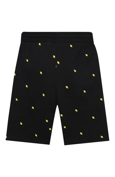 Хлопковые шорты MARCELO BURLON KIDS OF MILAN, арт. 21E/B/MB/3208/0021/8-14Y, фото 2