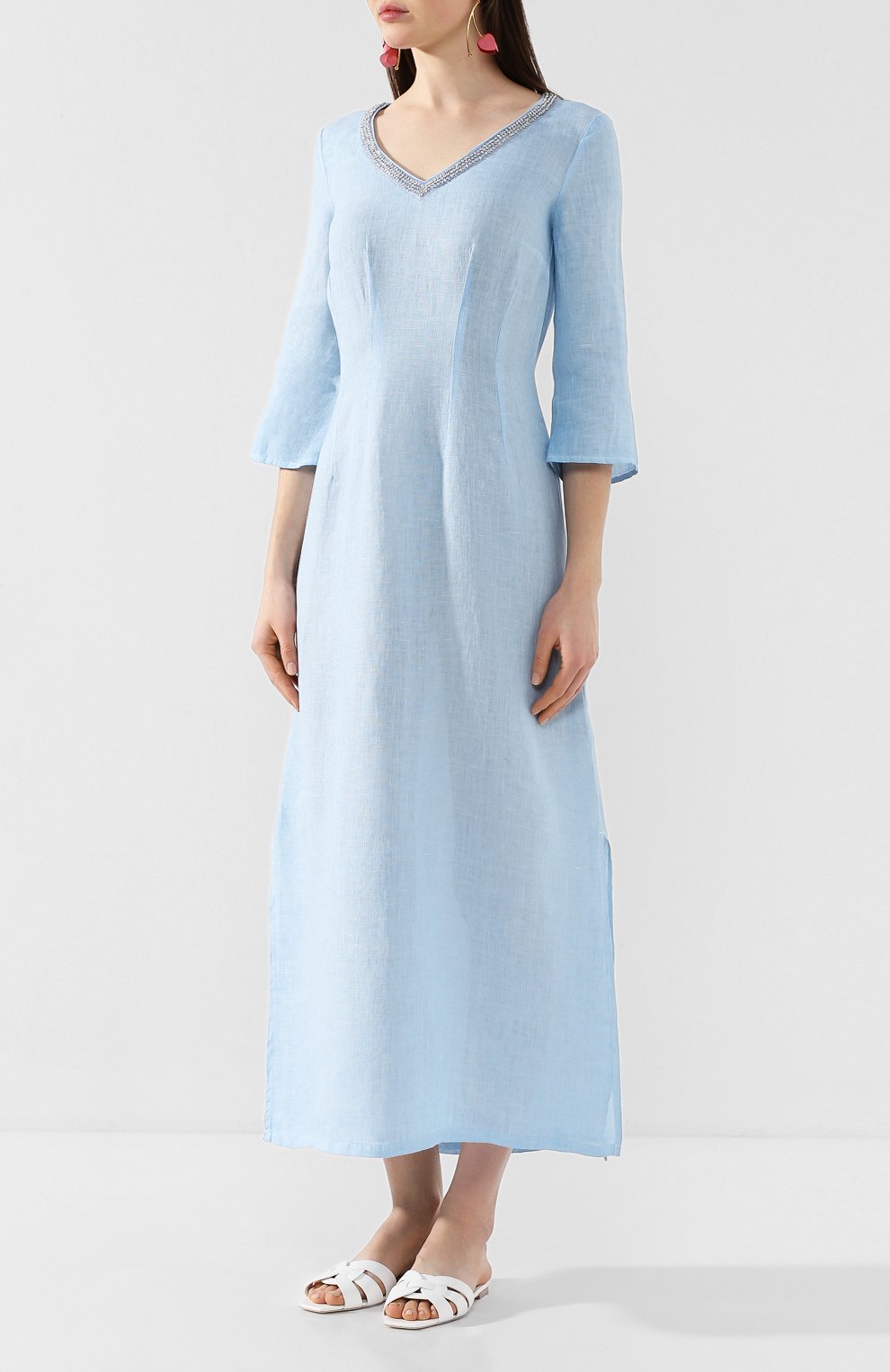 Льняное платье 120% LINO, арт. R0W40FT/0115/S02, фото 3