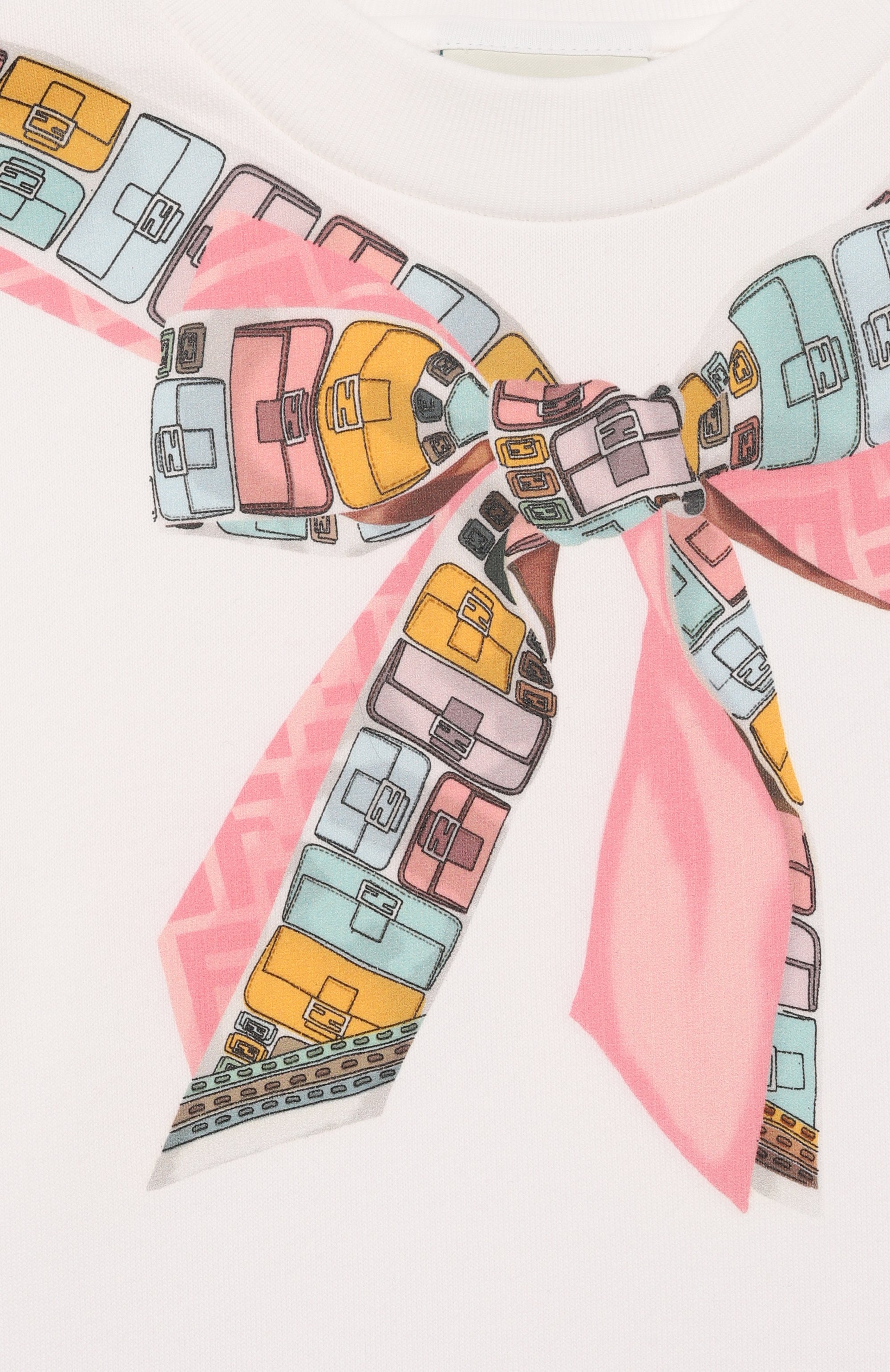 Хлопковое платье FENDI, арт. JFB835/AVVR_001, фото 3