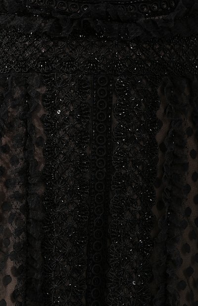 Платье ZUHAIR MURAD черного цвета по цене 451500 руб., арт. DRS19341/LMIX002, фото 5 Платье ZUHAIR MURAD, арт. DRS19341/LMIX002, фото 5