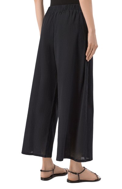 Хлопковые брюки MAX MARA черного цвета по цене 19910 руб., арт. SIMEONE 31310128, фото 4 Хлопковые брюки MAX MARA, арт. SIMEONE 31310128, фото 4
