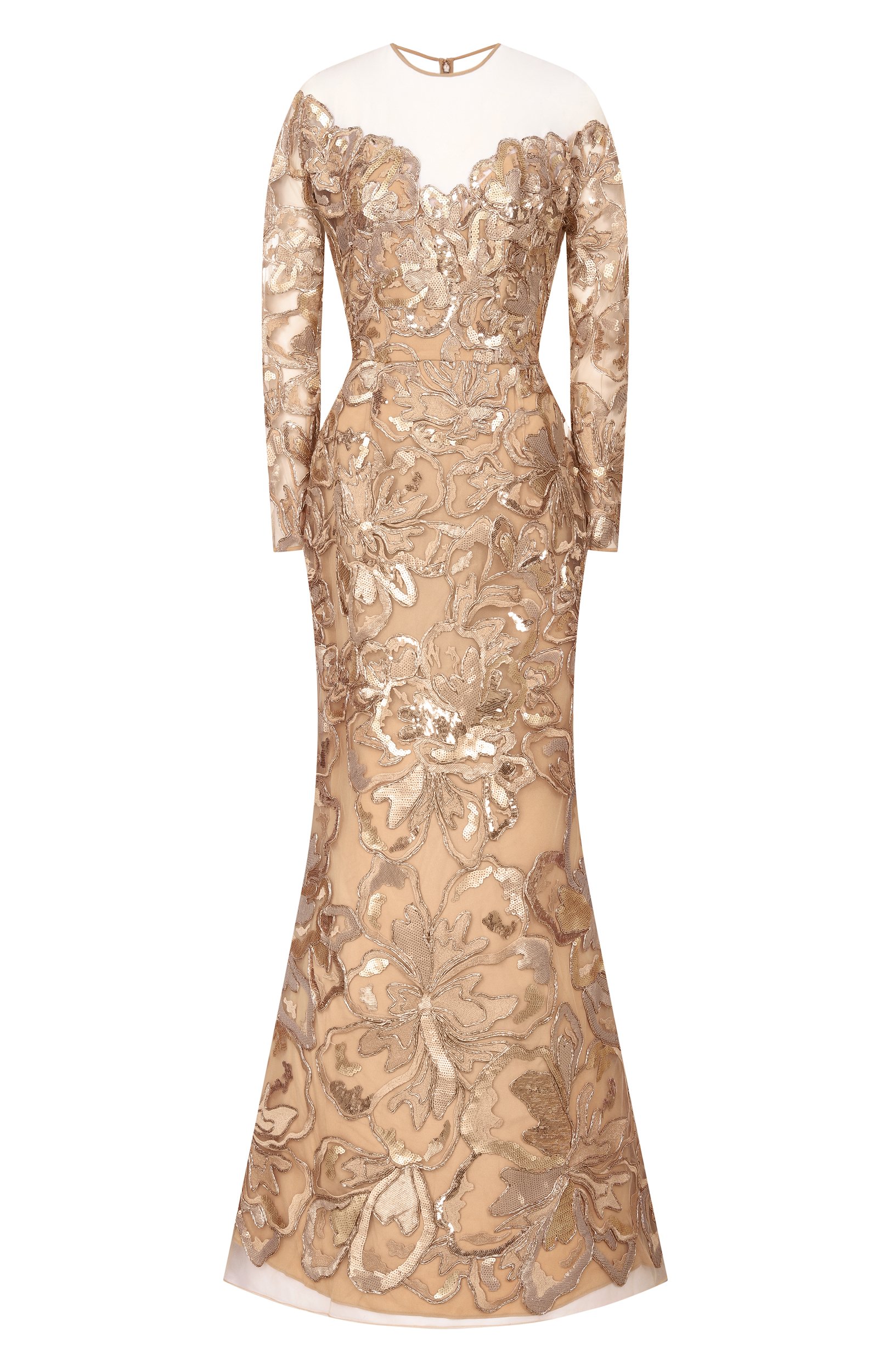 Платье с отделкой пайетками ELIE SAAB, арт. D1338NP26/YA071, фото 1