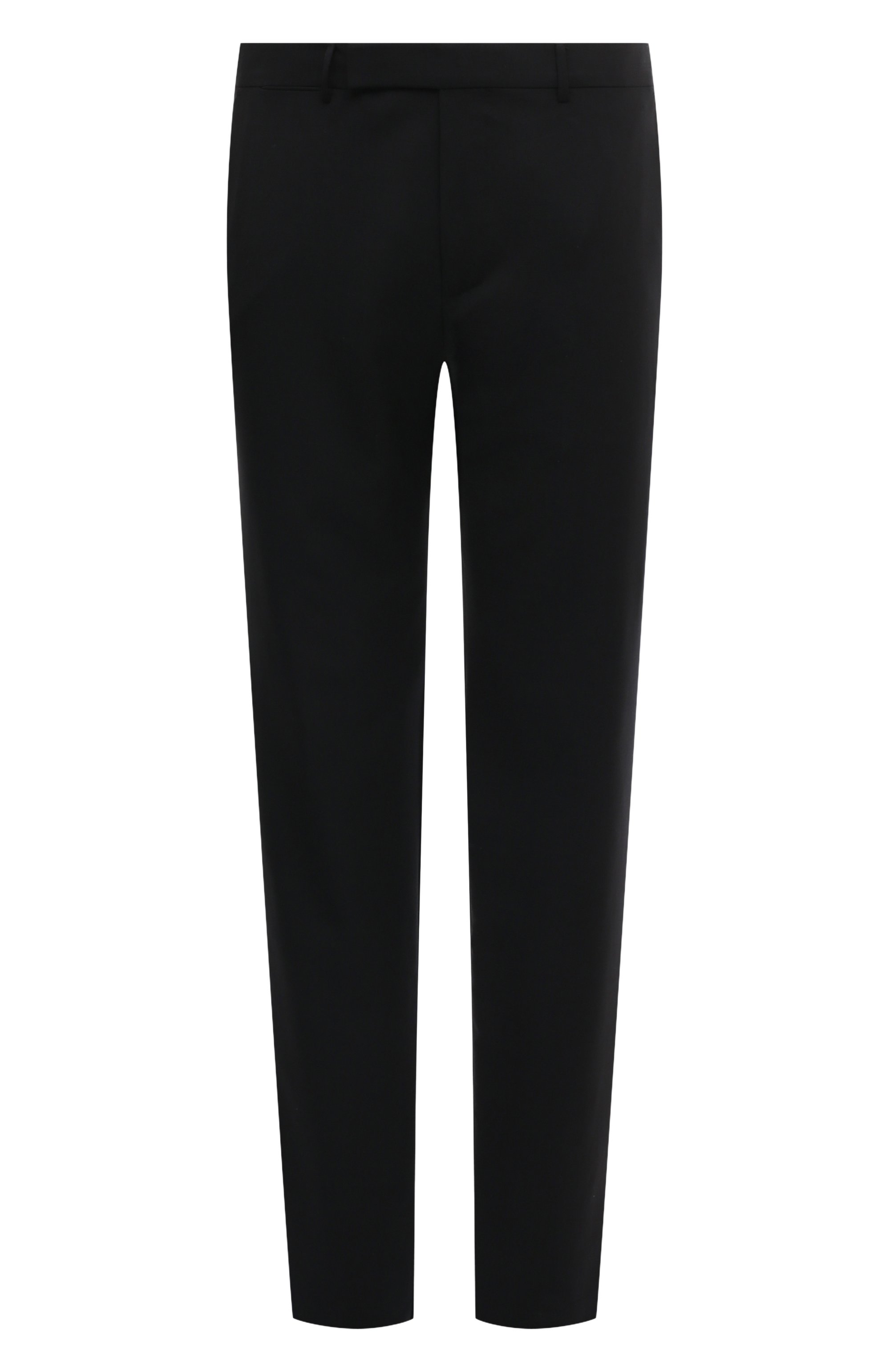 Шерстяные брюки ZEGNA черного цвета по цене 96350 руб., арт. C27F04/75TB12, фото 1 Шерстяные брюки ZEGNA, арт. C27F04/75TB12, фото 1