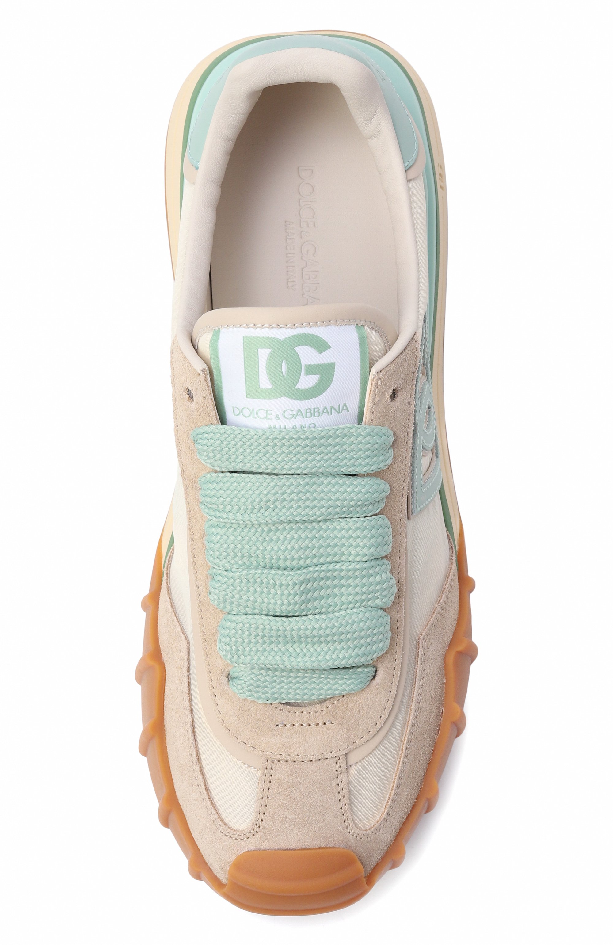 Комбинированные кроссовки dg athletic DOLCE & GABBANA, арт. CK2384/AZ681, фото 6