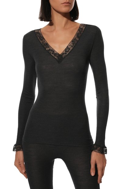 Лонгслив из шерсти и шелка ZIMMERLI, арт. 370-53506, фото 3