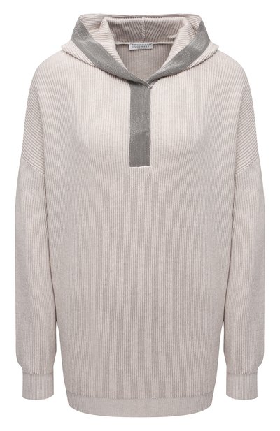Женский хлопковое худи BRUNELLO CUCINELLI, арт. M19197509P