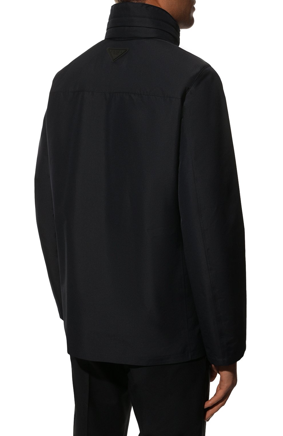 Утепленная куртка PRADA темно-синего цвета по цене 250000 руб., арт. SGB041-1X01-F0124-191, фото 4 Утепленная куртка PRADA, арт. SGB041-1X01-F0124-191, фото 4