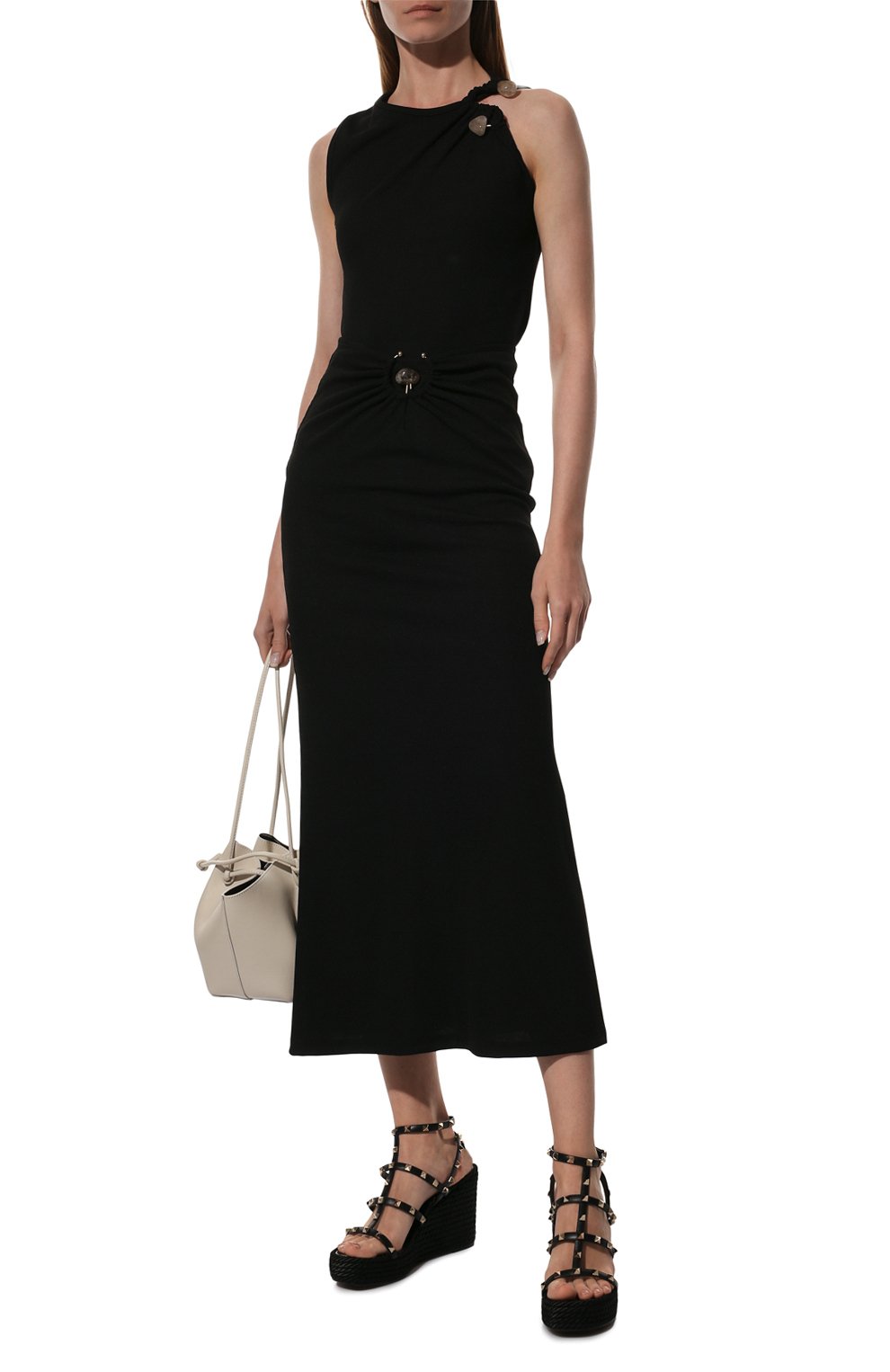 Кожаные босоножки rockstud VALENTINO, арт. VW2S0F95/BAE, фото 2