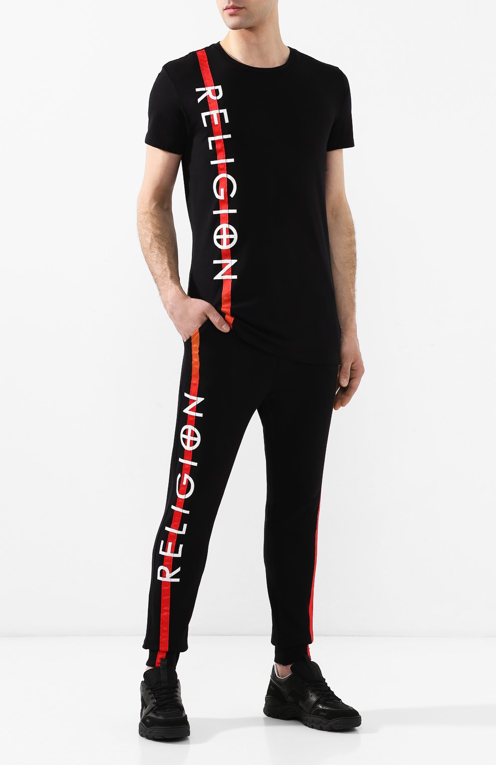 Хлопковые джоггеры RELIGION, арт. 19PRRP17, фото 2