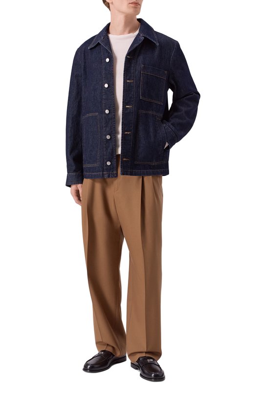 Шерстяные брюки Dries Van Noten 020998-2246-712 Бежевый  020998-2246-712 Фото 2