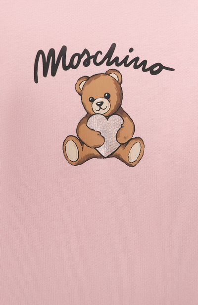 Хлопковое платье MOSCHINO, арт. HBV0FC/LCA40/4-8, фото 3