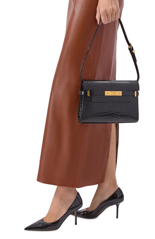 Сумка Manhattan small Saint Laurent 675626/DND0W Чёрный  675626/DND0W Фото 2