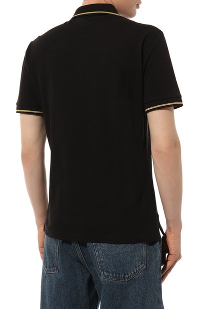 Хлопковое поло VERSACE JEANS COUTURE, арт. 75GAGT06/CJ01T, фото 4