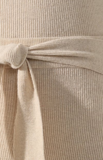 Брюки с поясом NANUSHKA, арт. TIGRE_IV0RY_CASHMERE BLEND RIB CASHMERE BLEND RIB, фото 5