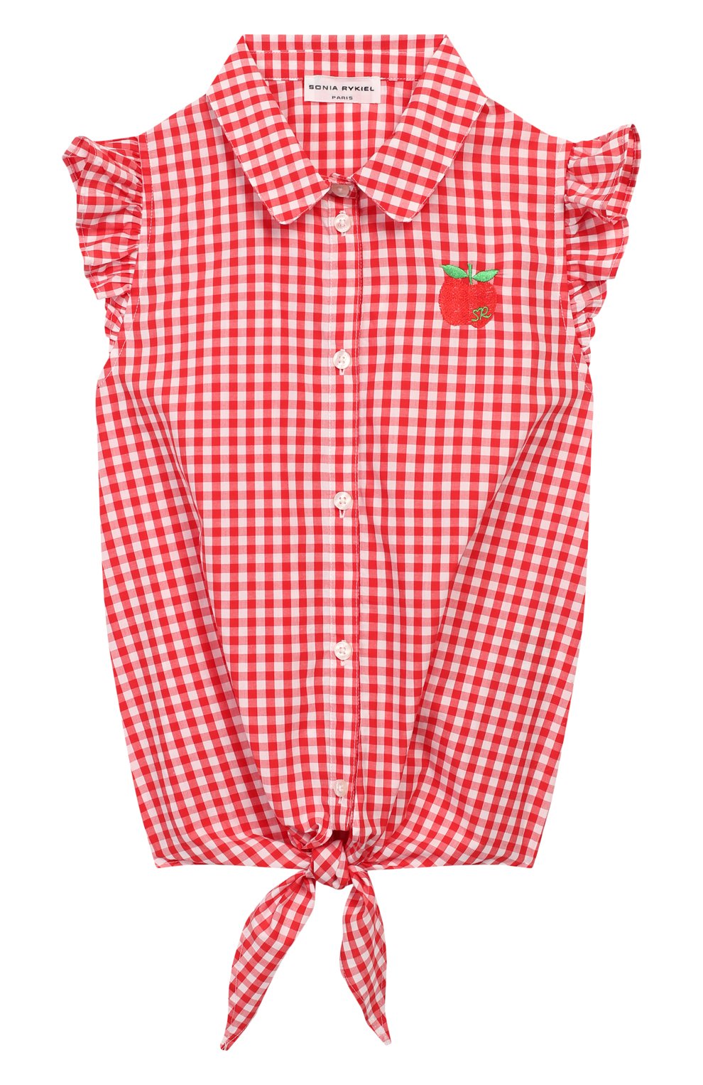 Хлопковая блузка SONIA RYKIEL ENFANT, арт. 20S1SH07, фото 1