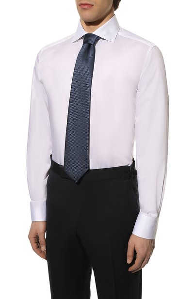 Хлопковая сорочка ZEGNA, арт. 301222/9MS0BA, фото 4