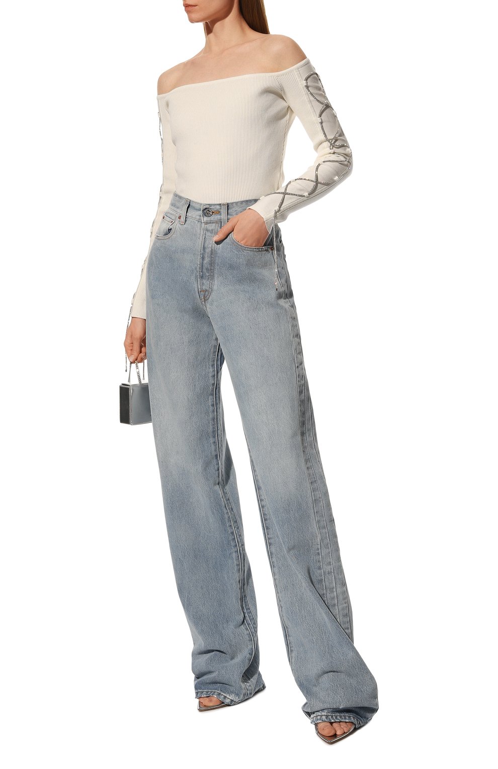 Хлопковый топ GIUSEPPE DI MORABITO, арт. PS23217KN-79, фото 2