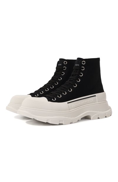 Женские текстильные ботинки tread slick ALEXANDER MCQUEEN, арт. 697080/W4MV2