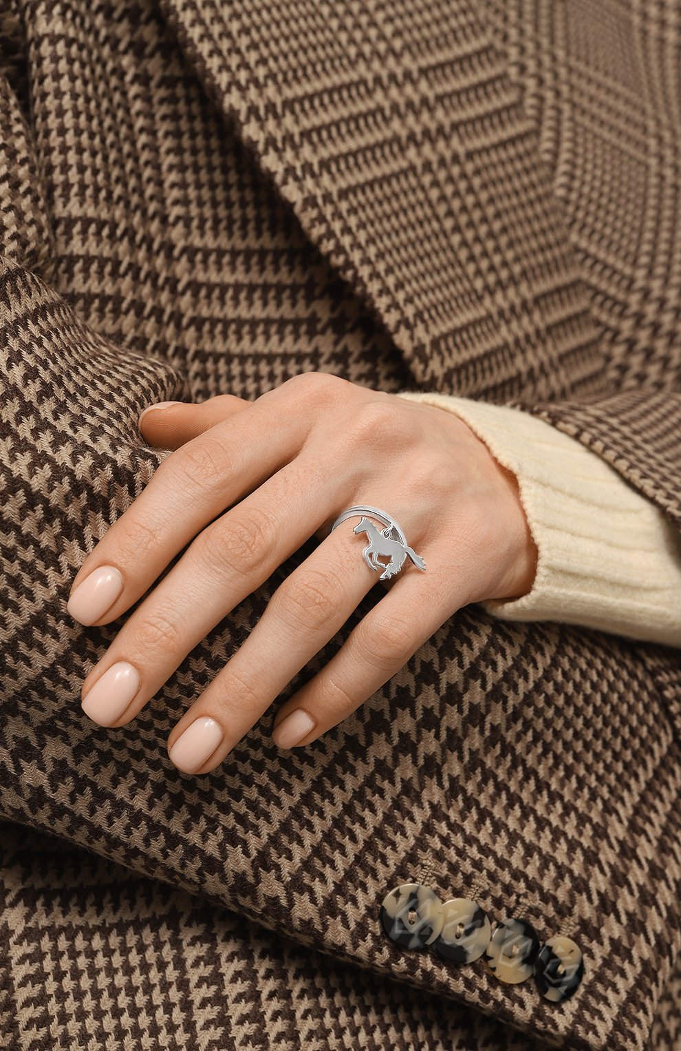 Кольцо с лошадью DZHANELLI, арт. 00036, фото 2
