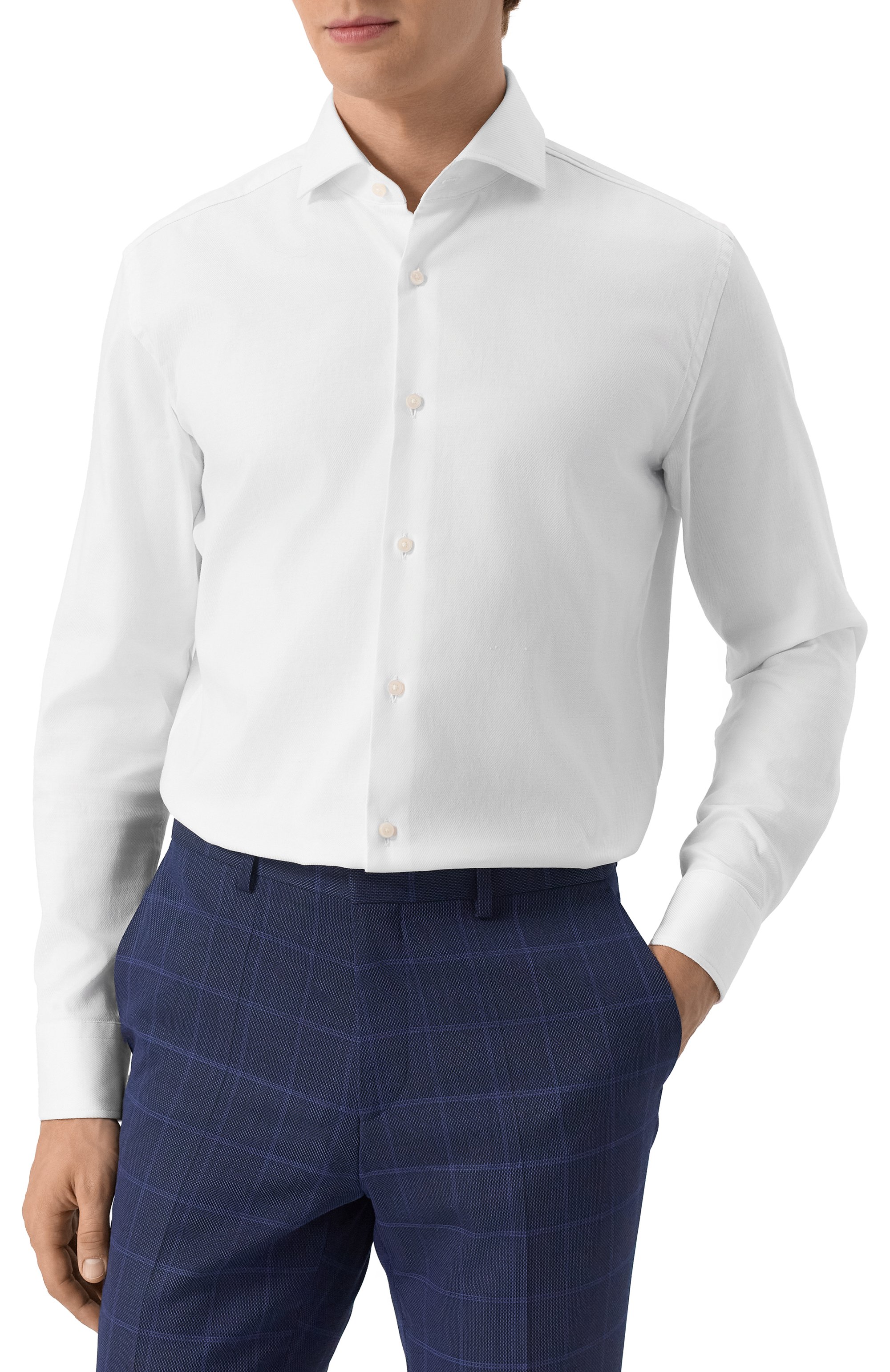 Хлопковая сорочка BOSS, арт. 50527276, фото 3