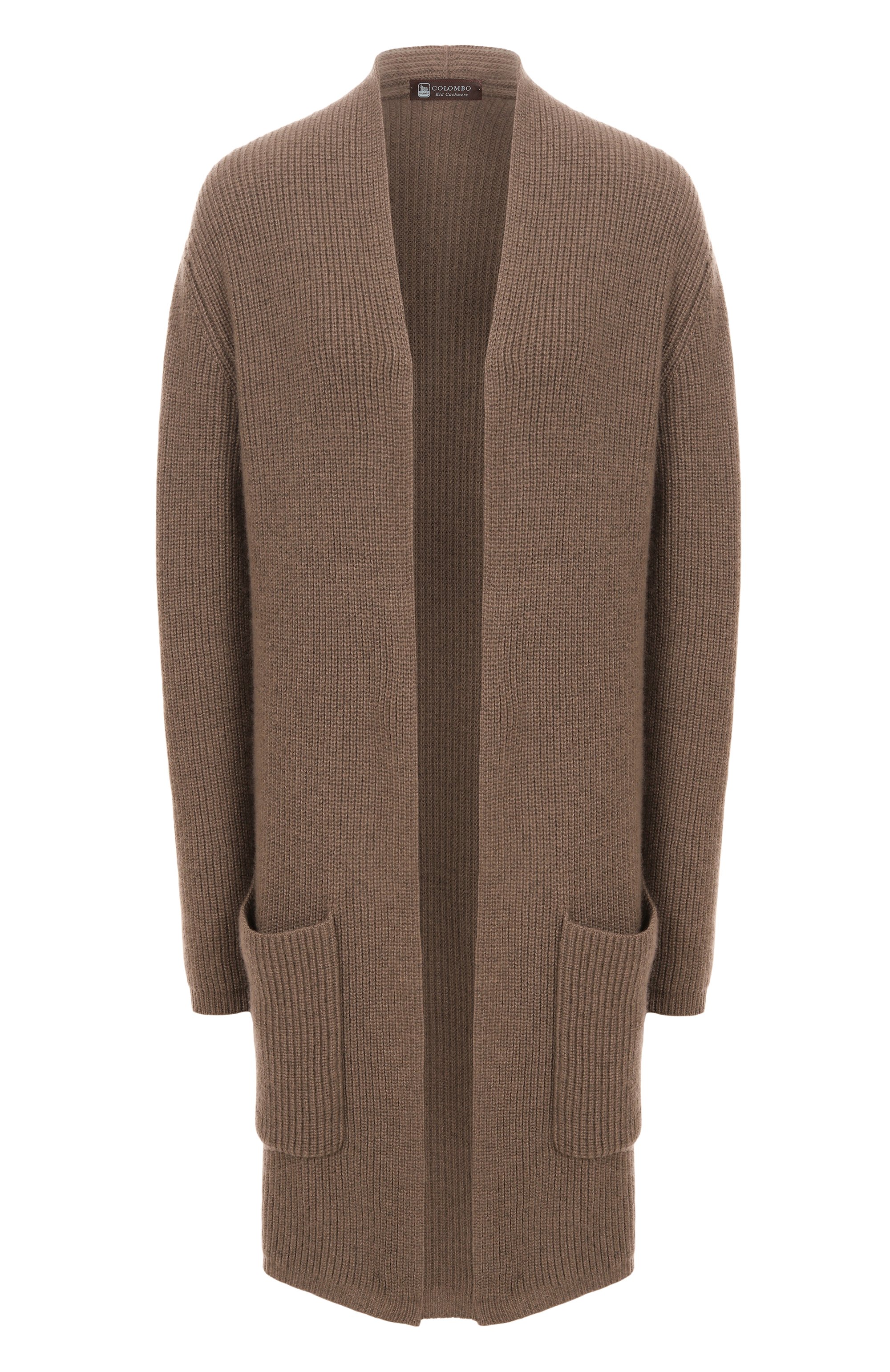 Кашемировый кардиган COLOMBO темно-бежевого цвета по цене 357000 руб., арт. MA04834/CH/2-26KI, фото 1 Кашемировый кардиган COLOMBO, арт. MA04834/CH/2-26KI, фото 1