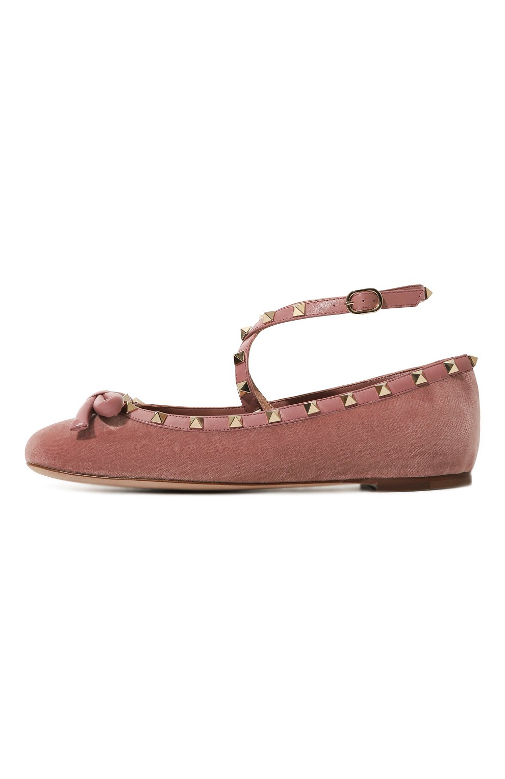 Текстильные балетки rockstud VALENTINO, арт. 5W2S0HB6/CWY, фото 4