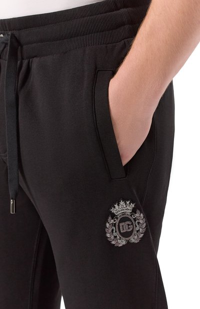 Хлопковые джоггеры DOLCE & GABBANA, арт. GP07TZ/G7PJ7, фото 5