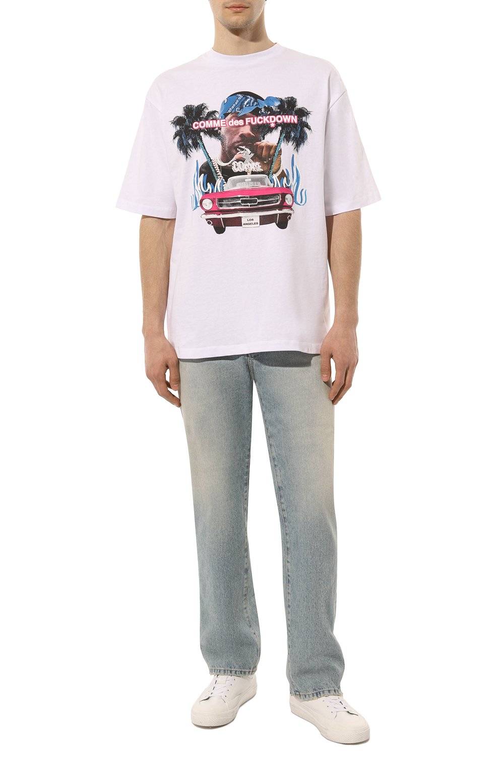Хлопковая футболка COMME DES FUCKDOWN, арт. CDFU2284, фото 2