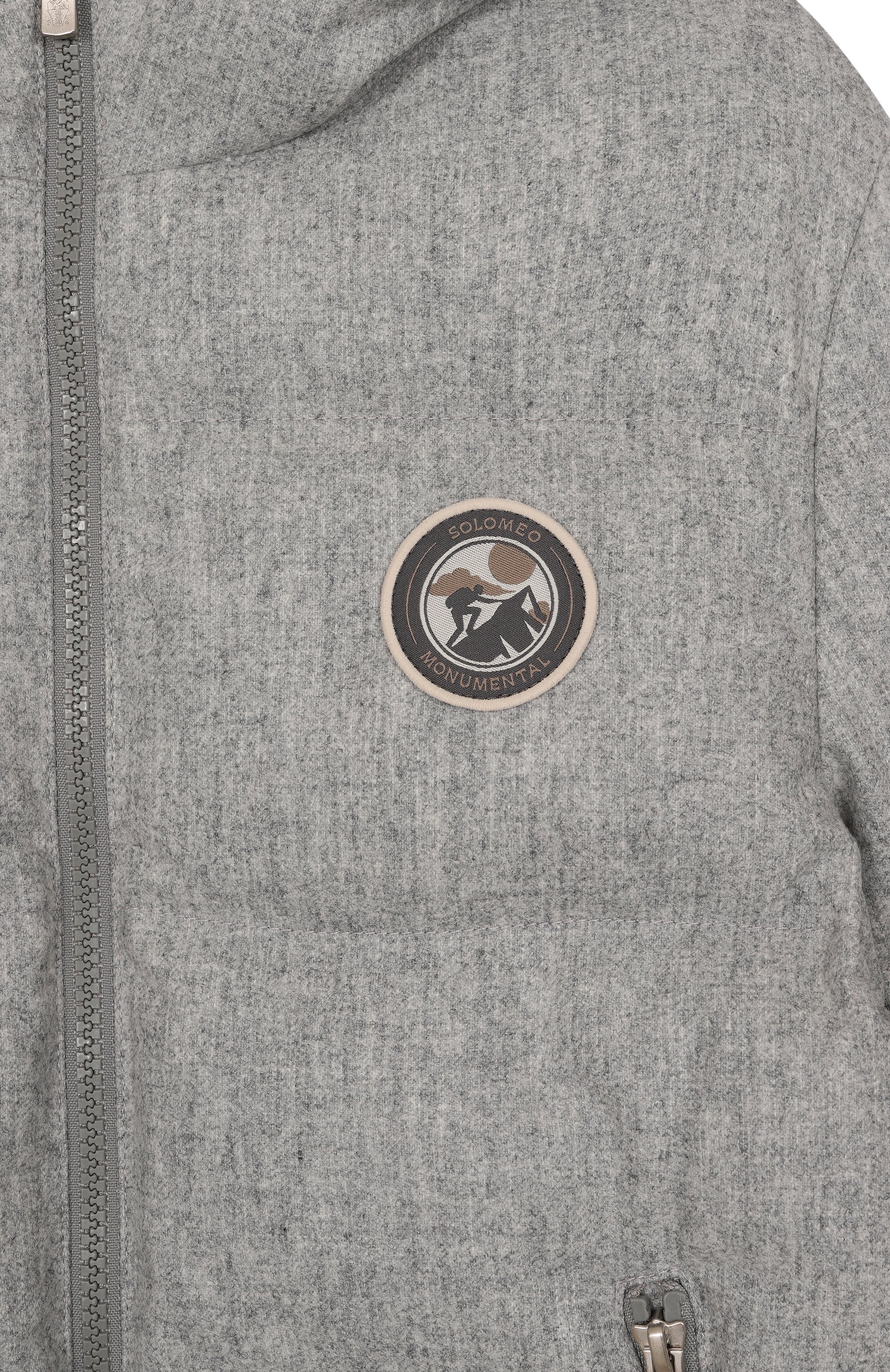 Шерстяной пуховик BRUNELLO CUCINELLI, арт. B038PJ334B, фото 3