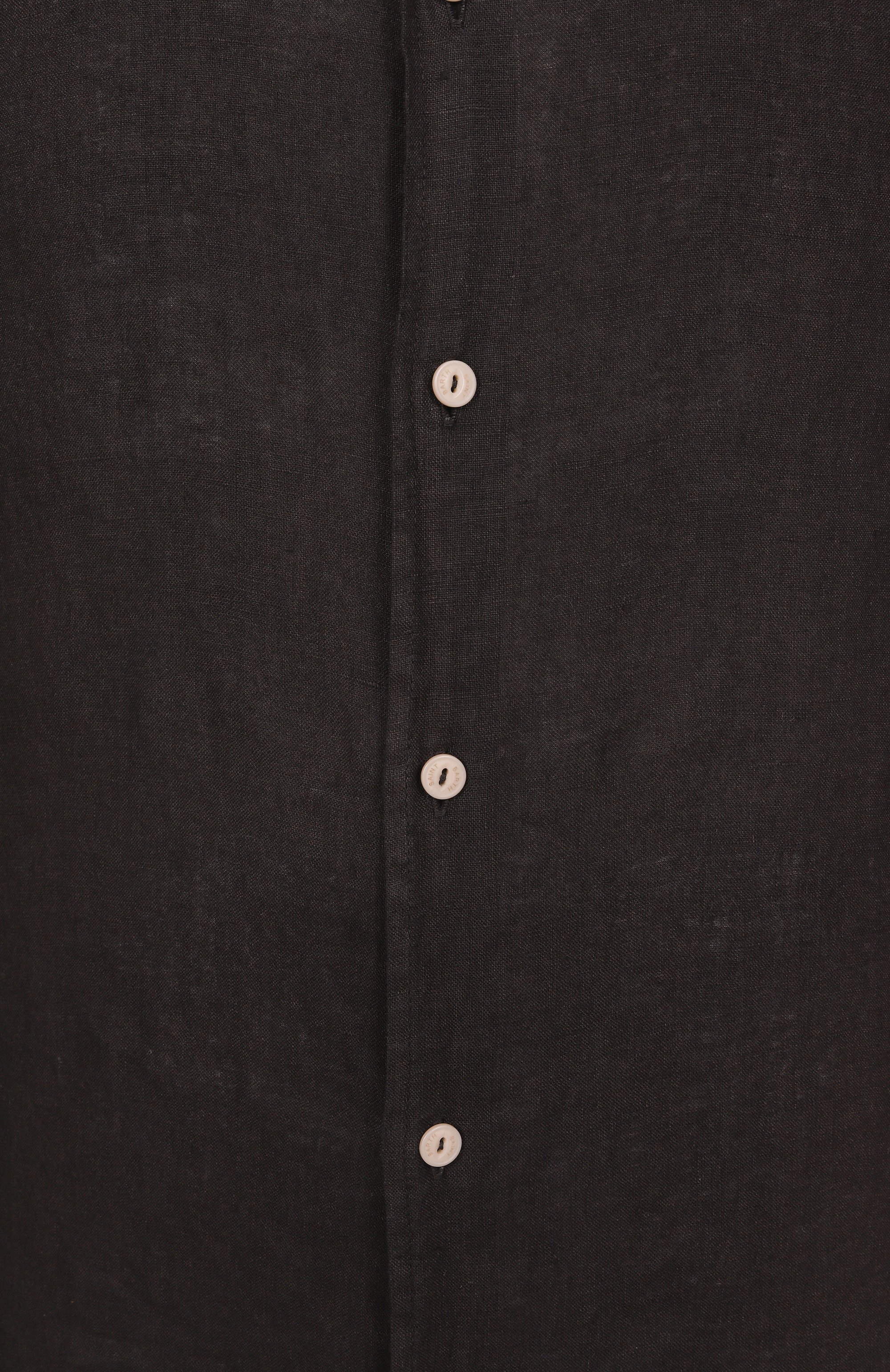 Льняная рубашка MC2 SAINT BARTH черного цвета по цене 19950 руб., арт. STBM/PAMPL0NA/03745F, фото 6 Льняная рубашка MC2 SAINT BARTH, арт. STBM/PAMPL0NA/03745F, фото 6