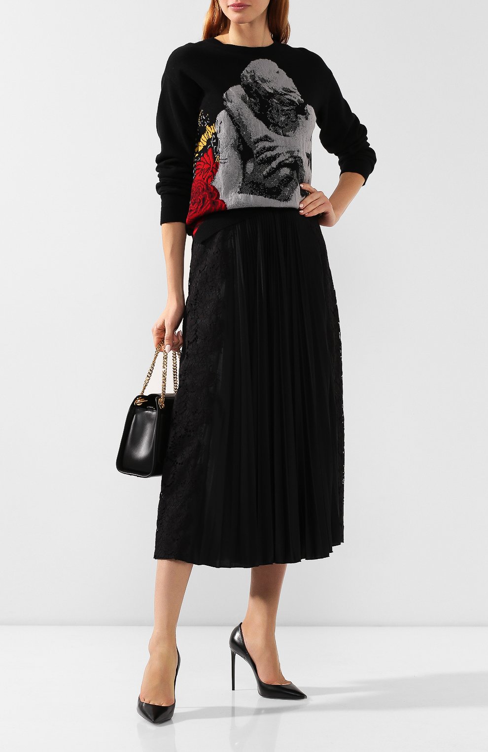 Свитер из смеси шерсти и кашемира VALENTINO, арт. SB0KCA724YR, фото 2