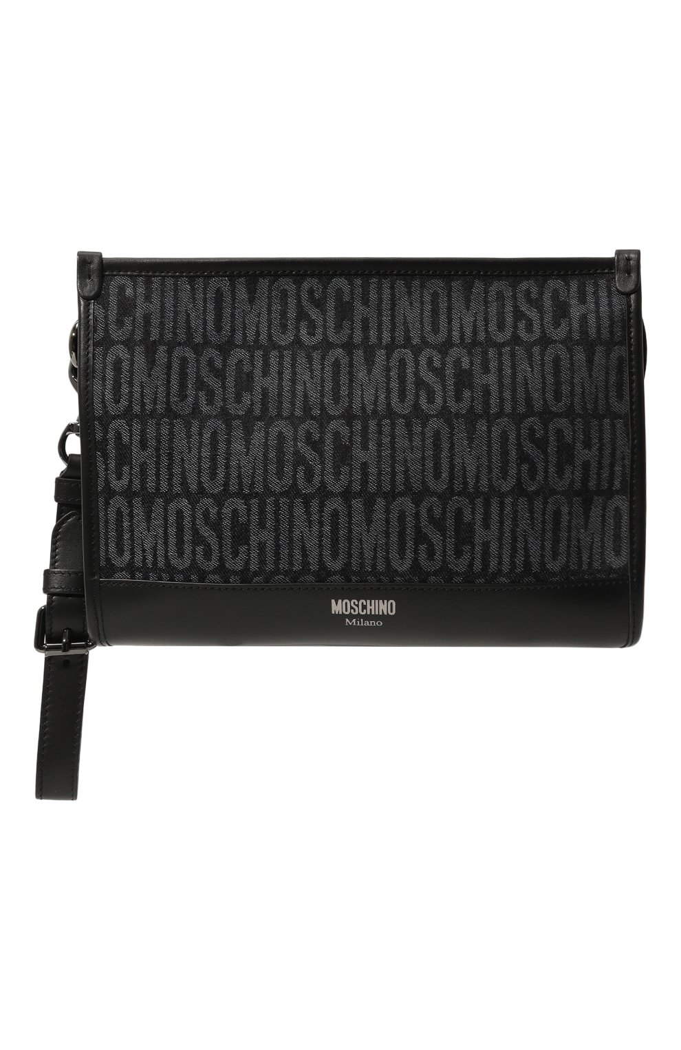 Борсетка MOSCHINO темно-серого цвета по цене 59950 руб., арт. A8408/8274, фото 7 Борсетка MOSCHINO, арт. A8408/8274, фото 7