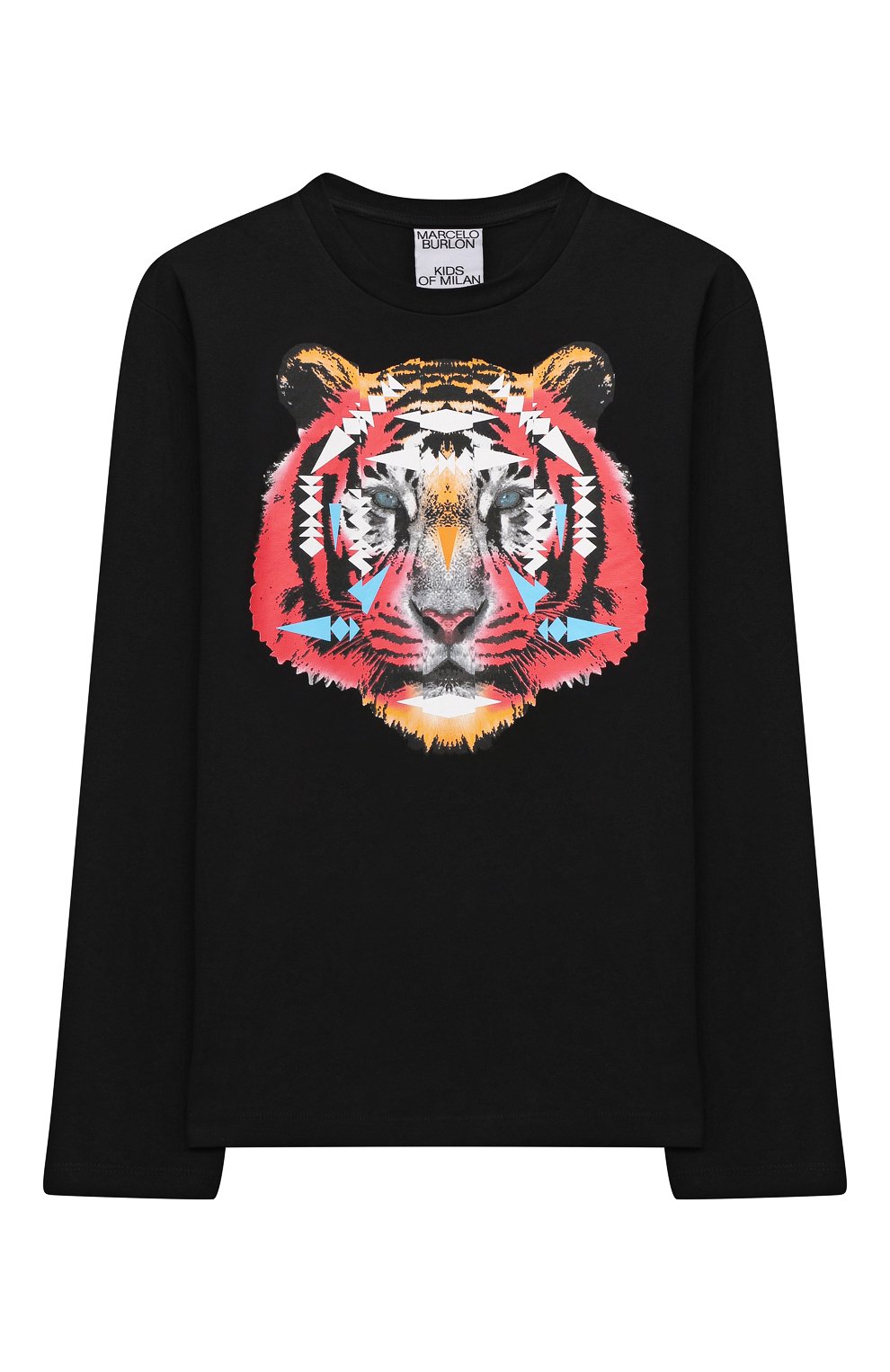 Хлопковый лонгслив MARCELO BURLON KIDS OF MILAN, арт. CBAB004F21JER008, фото 1