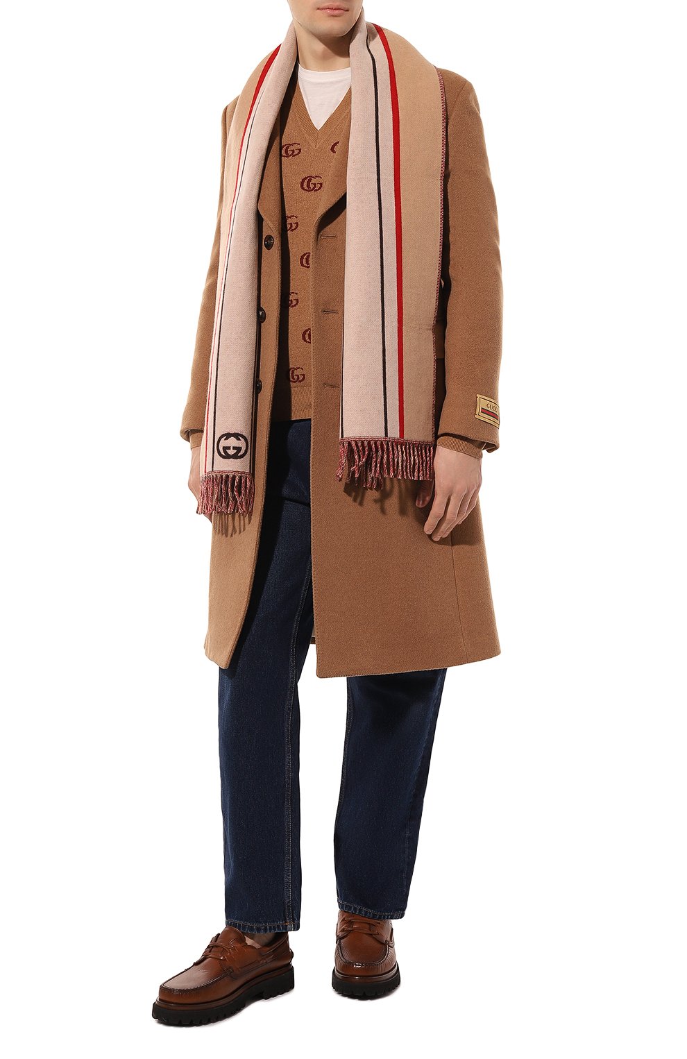 Шарф из шерсти и кашемира GUCCI, арт. 674263 4GAAA, фото 2