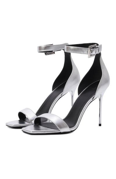 Женские кожаные босоножки anthem 95 BALMAIN, арт. GN4UH184/LNLA