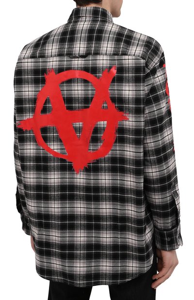 Хлопковая рубашка VETEMENTS, арт. UE52SH800B 1011/M, фото 4