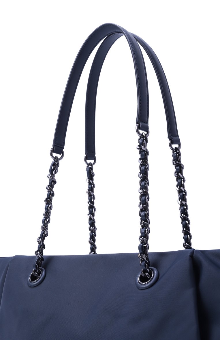 Женская сумка-тоут georgia MICHAEL MICHAEL KORS темно-синего цвета, арт. 30R5SI0T1C | Фото 3 (Размер: large; Материал: Текстиль)