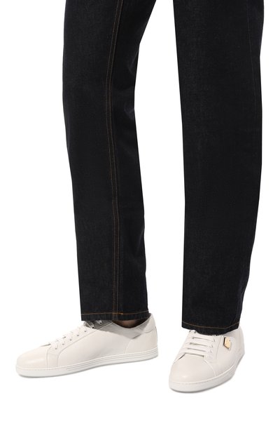 Кожаные кеды saint tropez DOLCE & GABBANA, арт. CS1735/AN990, фото 3