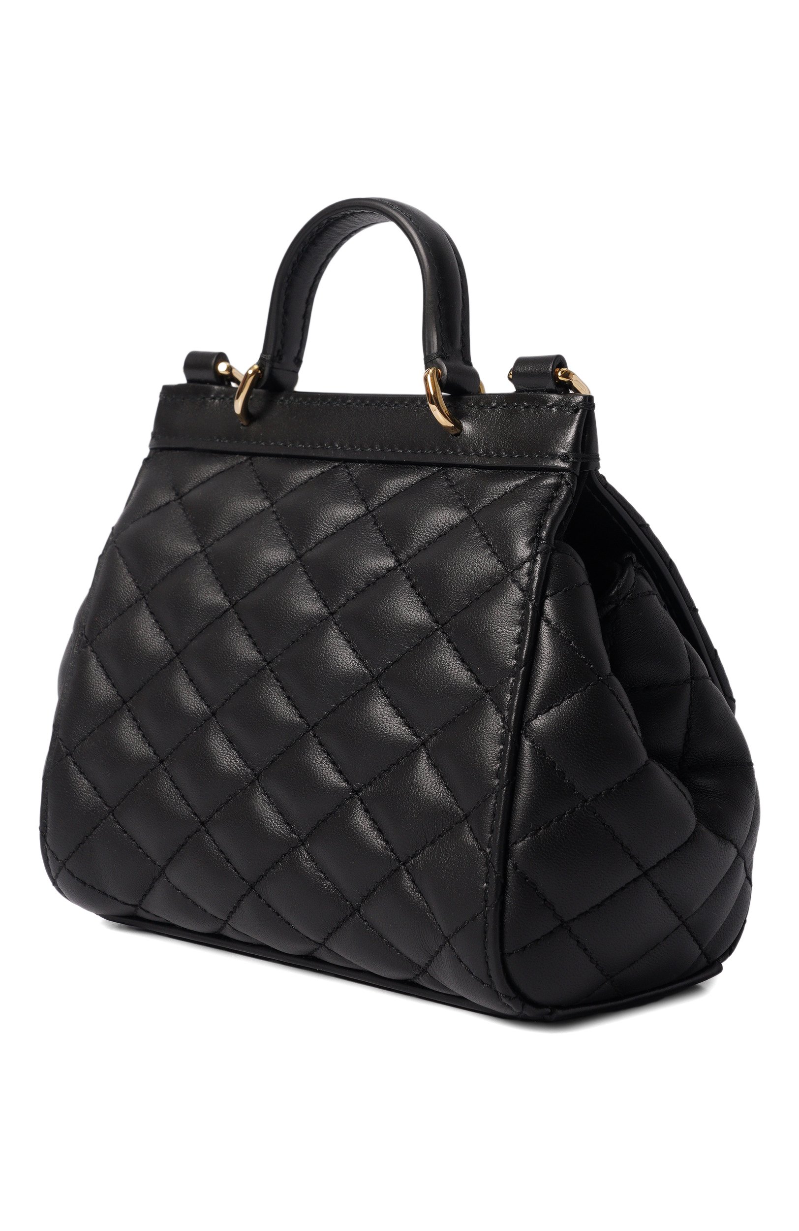 Сумка sicily DOLCE & GABBANA черного цвета по цене 86250 руб., арт. EB0003/A3L70, фото 2 Сумка sicily DOLCE & GABBANA, арт. EB0003/A3L70, фото 2